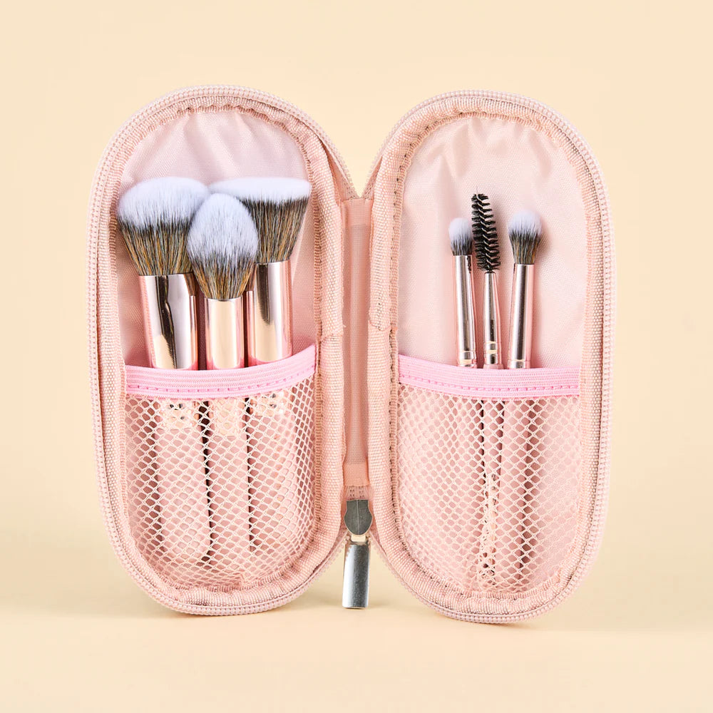 Kit de Brochas Pink Travel X36