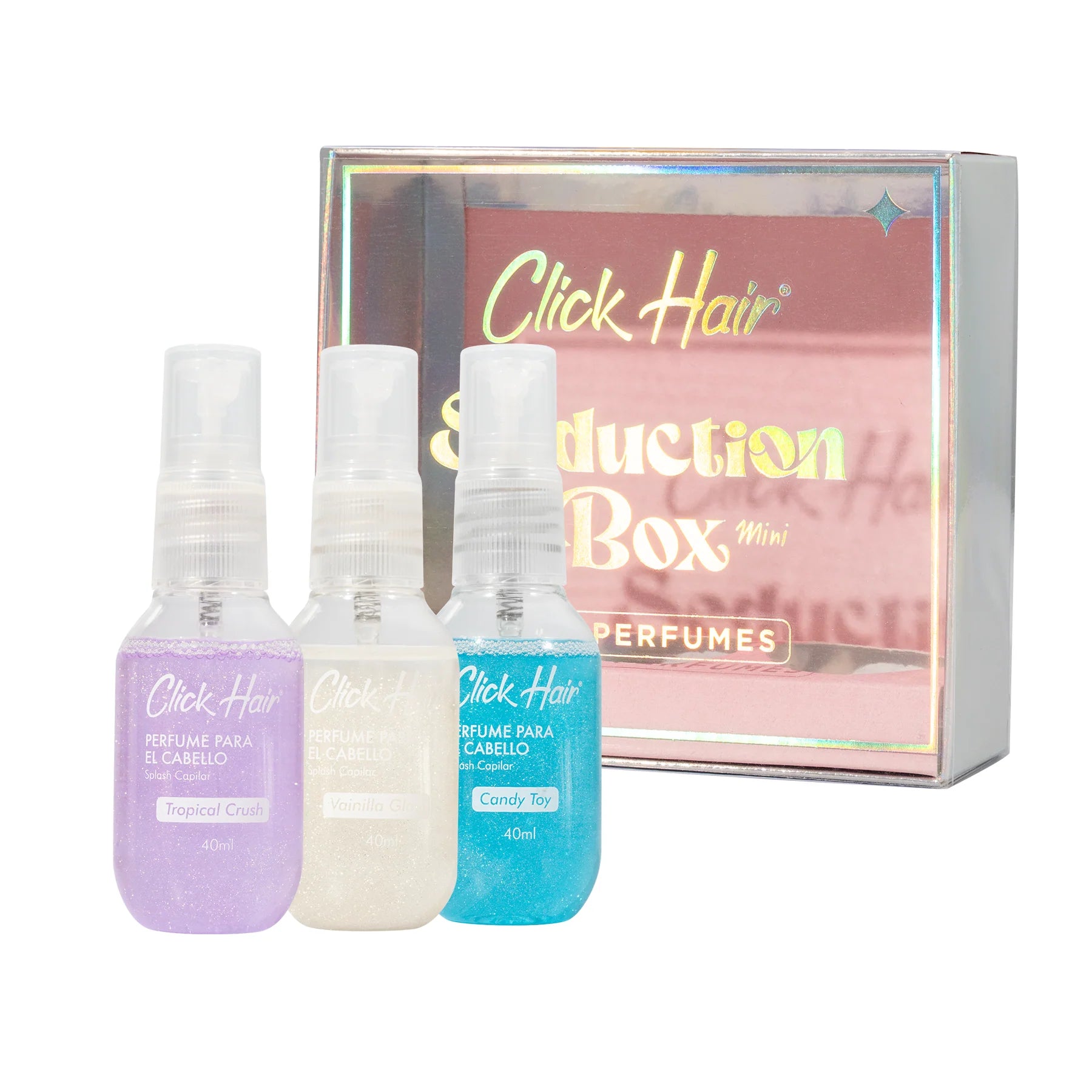 Kit Mini Perfumes Dulce X3 Click Hair